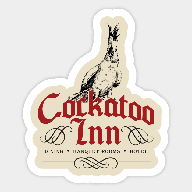 Cockatoo Inn Sticker by MindsparkCreative